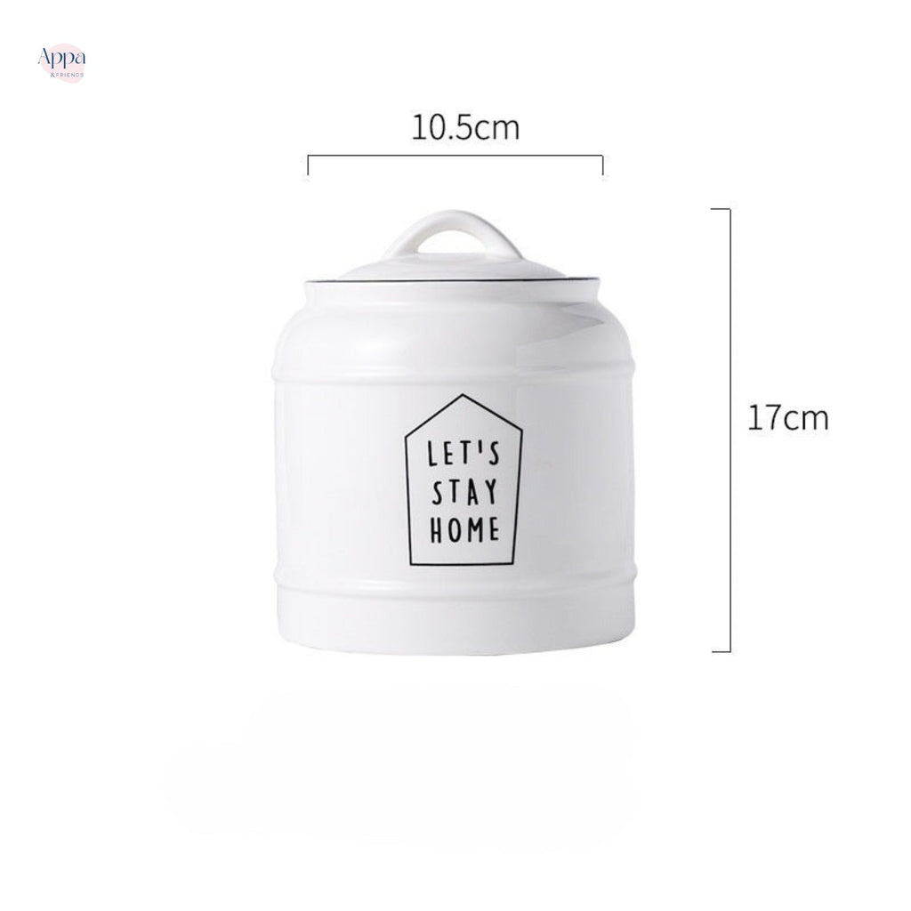 Cross-border cat and dog pet ceramic storage jar sealed jar dog food cat food snack ceramic storage jar grain storage bucket logo