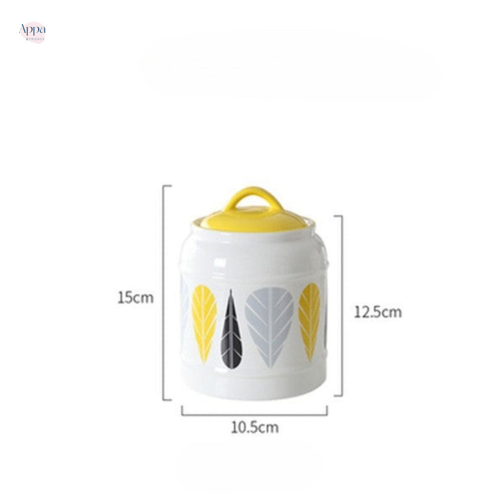 Cross-border cat and dog pet ceramic storage jar sealed jar dog food cat food snack ceramic storage jar grain storage bucket logo