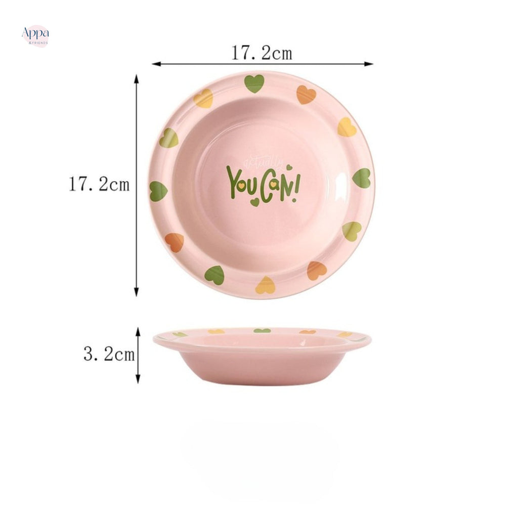 Creative Cartoon Edge Protection UFO Plate Household Ceramic Pet Bowl Cat Bowl Dog Bowl Pet Supplies Food Basin Cat Rice Bowl
