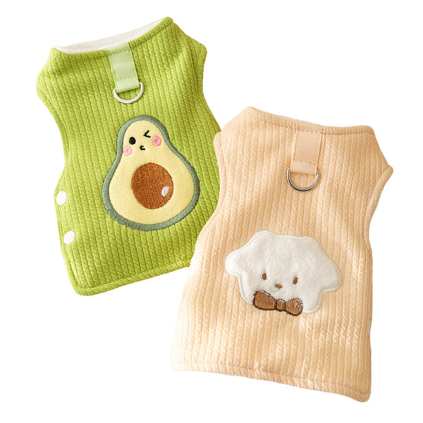 Trendy Double-Layered Knit Vest for Dogs & Cats