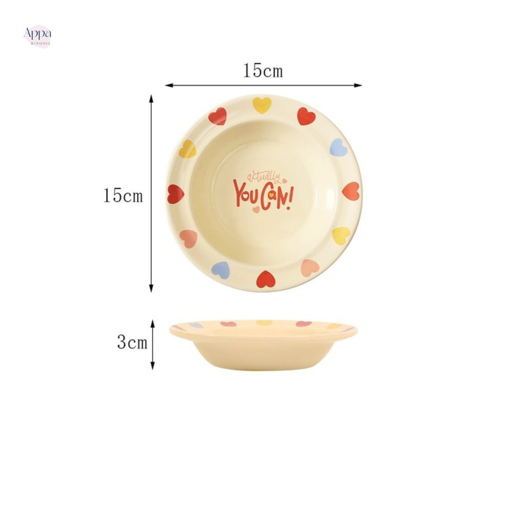 Creative Cartoon Edge Protection UFO Plate Household Ceramic Pet Bowl Cat Bowl Dog Bowl Pet Supplies Food Basin Cat Rice Bowl