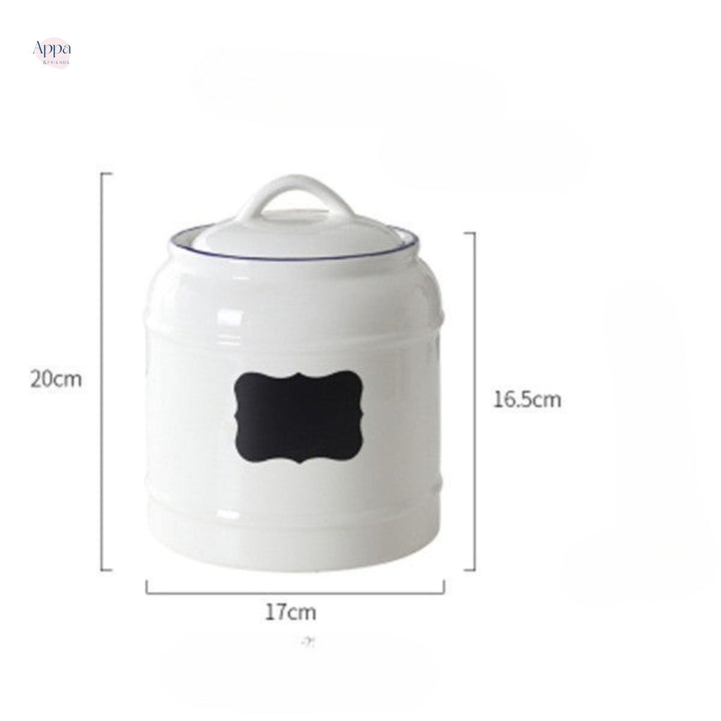 Cross-border cat and dog pet ceramic storage jar sealed jar dog food cat food snack ceramic storage jar grain storage bucket logo