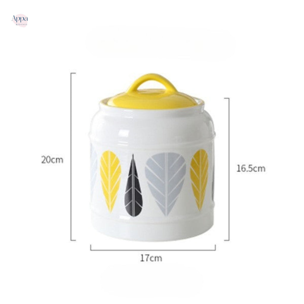 Cross-border cat and dog pet ceramic storage jar sealed jar dog food cat food snack ceramic storage jar grain storage bucket logo