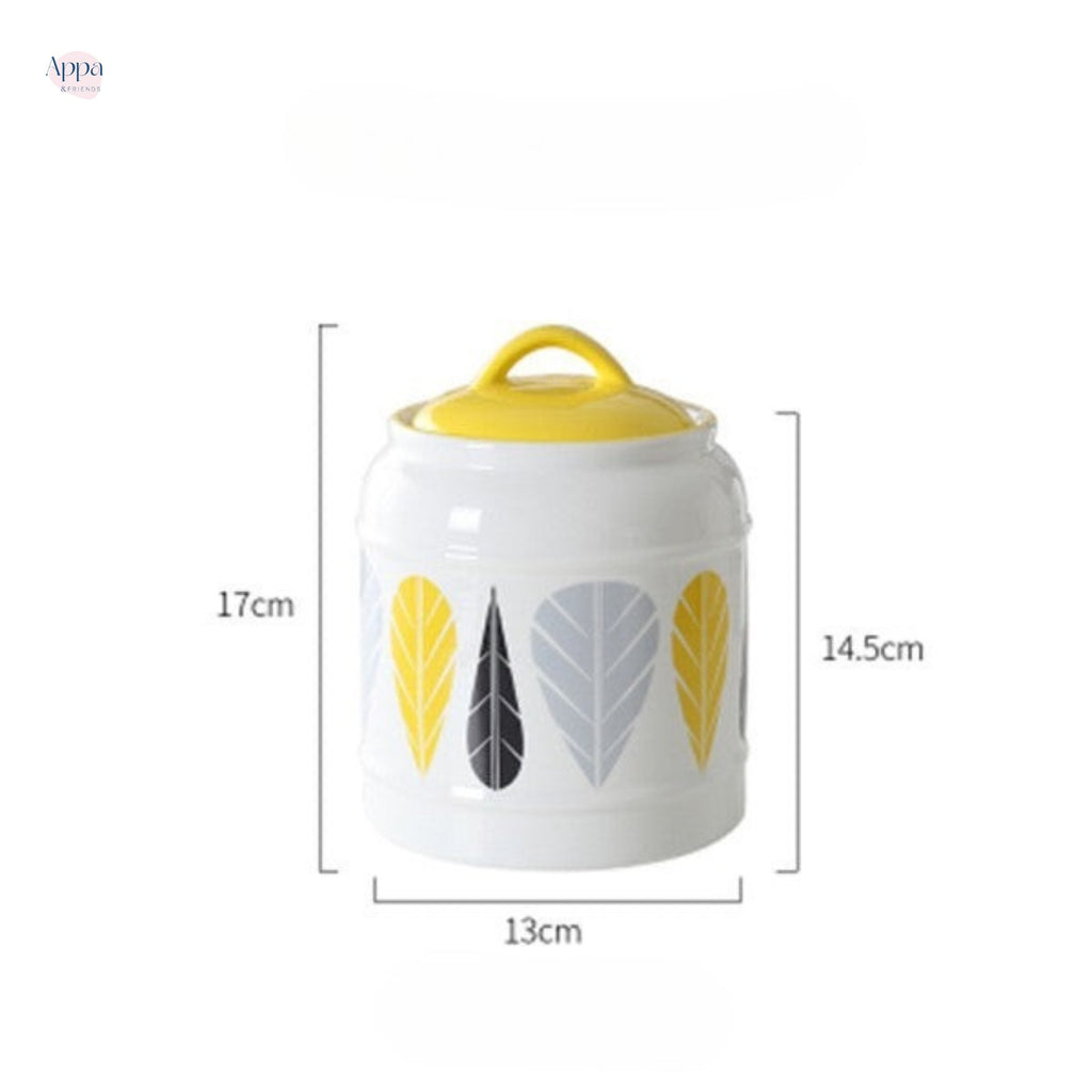 Cross-border cat and dog pet ceramic storage jar sealed jar dog food cat food snack ceramic storage jar grain storage bucket logo