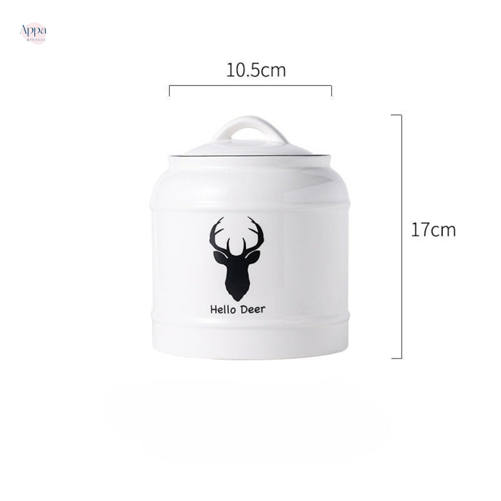 Cross-border cat and dog pet ceramic storage jar sealed jar dog food cat food snack ceramic storage jar grain storage bucket logo