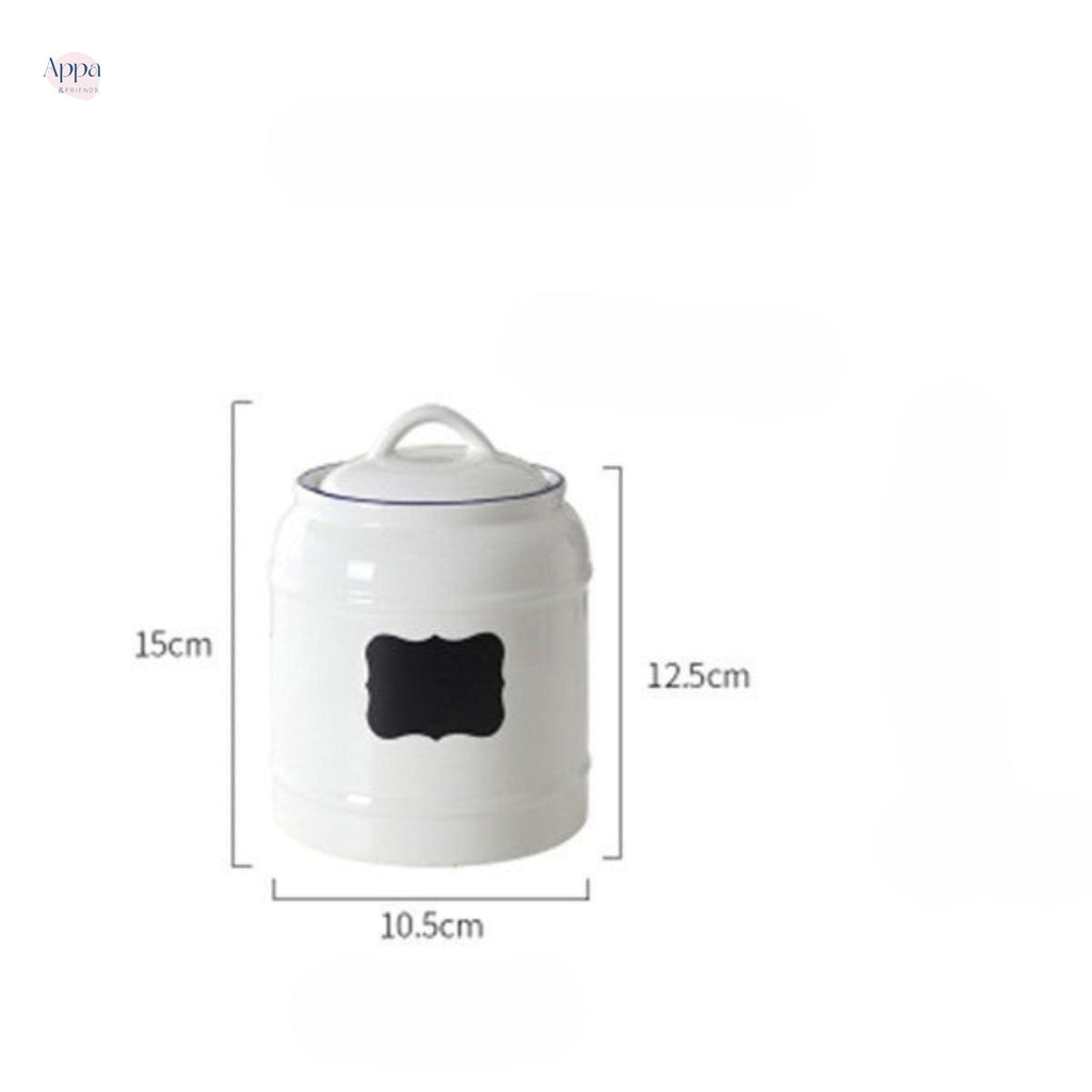 Cross-border cat and dog pet ceramic storage jar sealed jar dog food cat food snack ceramic storage jar grain storage bucket logo
