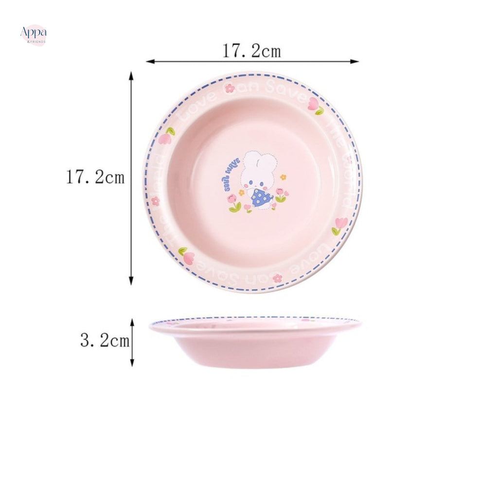 Creative Cartoon Edge Protection UFO Plate Household Ceramic Pet Bowl Cat Bowl Dog Bowl Pet Supplies Food Basin Cat Rice Bowl