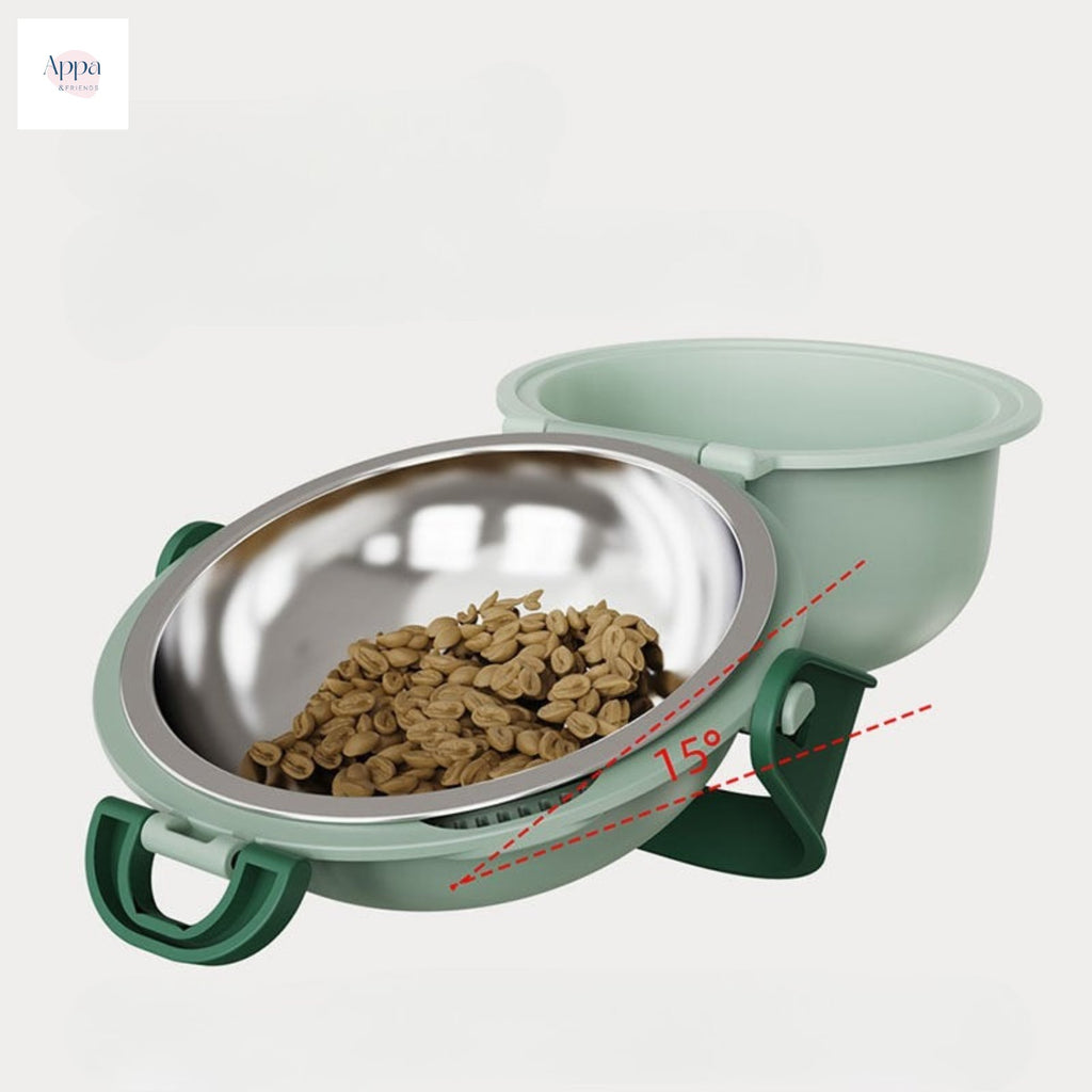 Factory custom pet bone bowl outdoor portable bowl meal logo to the picture processing brand OEM production pp