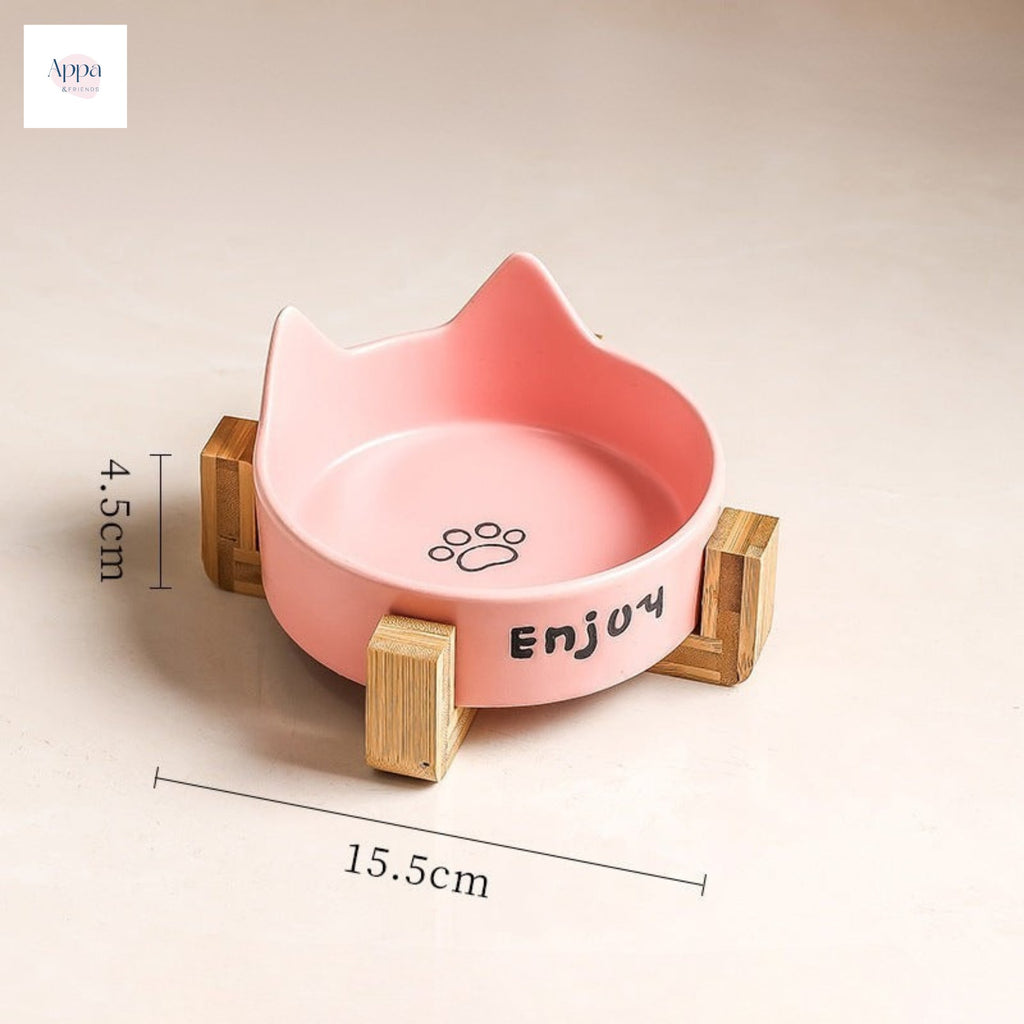 Cat Bowl Black Ceramic Dog Bowl Black Bowl Cat Food Bowl Dog Drink Cat Food Bowl Pet Water Bowl Anti-knock