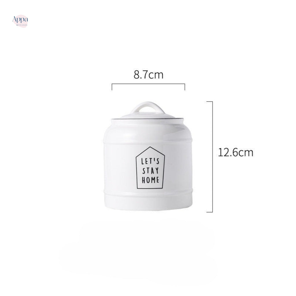 Cross-border cat and dog pet ceramic storage jar sealed jar dog food cat food snack ceramic storage jar grain storage bucket logo