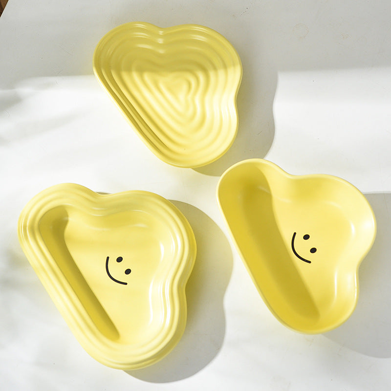 Pet supplies ceramic bowl dog bowl cat food bowl cat rice bowl water bowl clouds three-color bowl rice bowl dog food bowl
