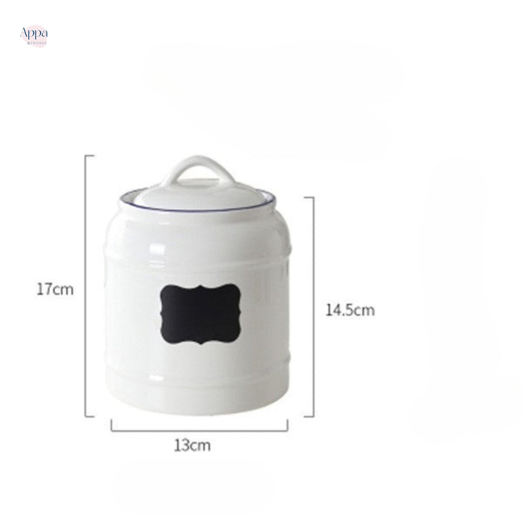 Cross-border cat and dog pet ceramic storage jar sealed jar dog food cat food snack ceramic storage jar grain storage bucket logo