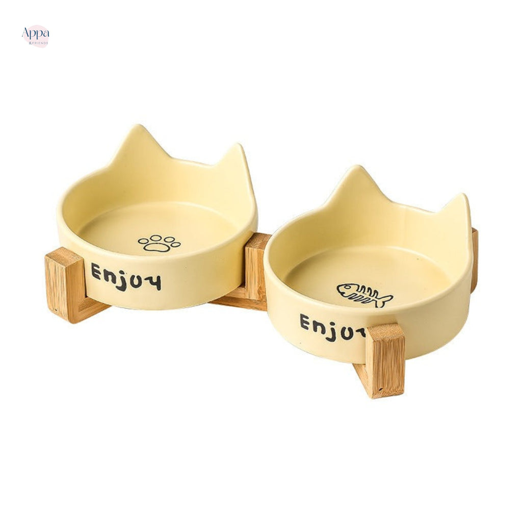 Cat Bowl Black Ceramic Dog Bowl Black Bowl Cat Food Bowl Dog Drink Cat Food Bowl Pet Water Bowl Anti-knock